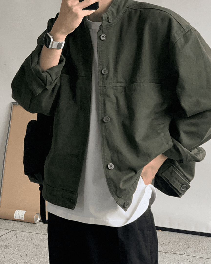 斯泰軍裝風鈕扣外套 斯泰軍裝風鈕扣外套/ 2色