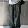 艾斯寬鬆口袋工裝褲/ 4色