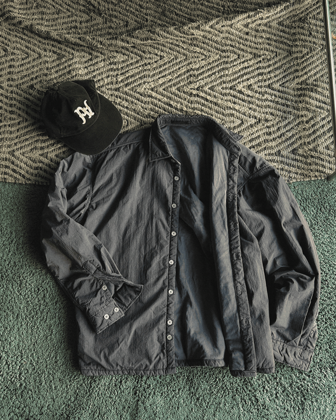 丹爾顏料鋪棉襯衫/ 2色