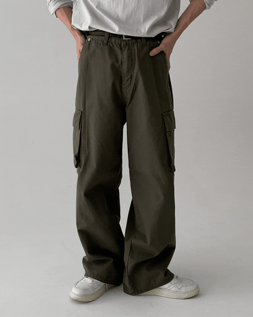 凱尹人字紋工裝長褲/ 3色