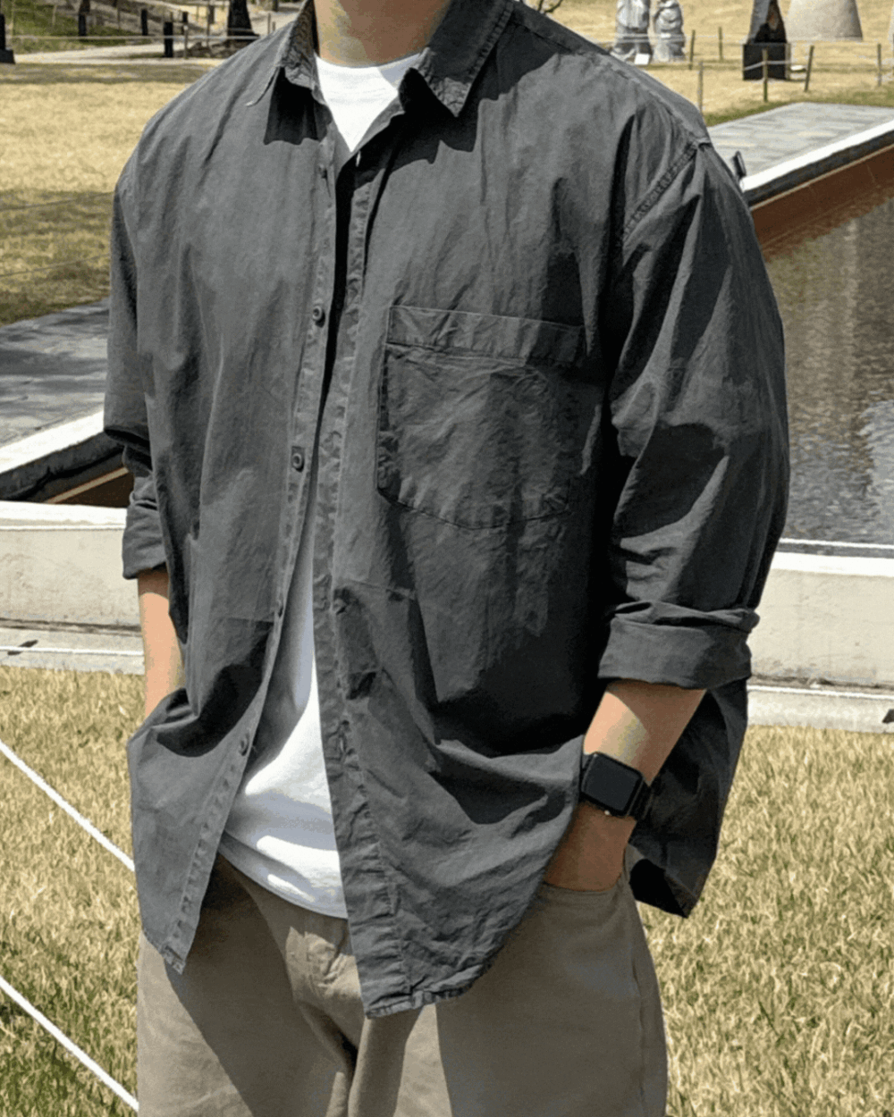 凱西顏料寬鬆襯衫/ 6色