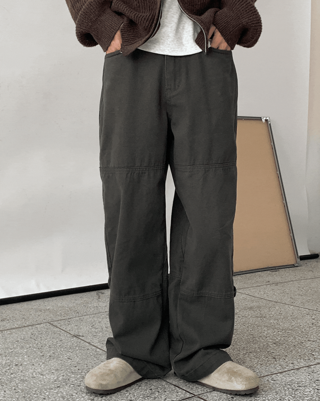 厄利寬鬆工裝長褲/ 3色