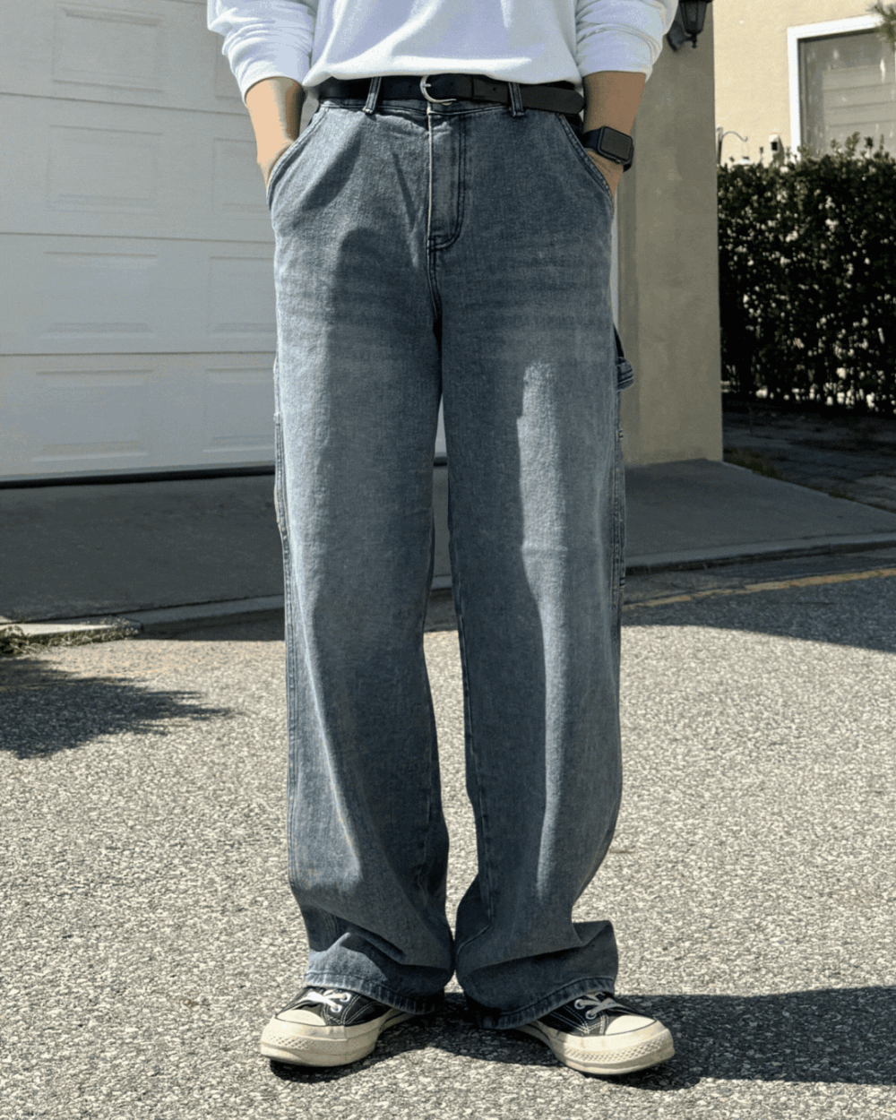 喬特顏料直筒牛仔褲 喬特顏料直筒牛仔褲/ 5色