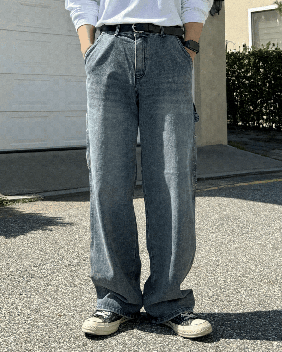 喬特顏料直筒牛仔褲 喬特顏料直筒牛仔褲/ 5色