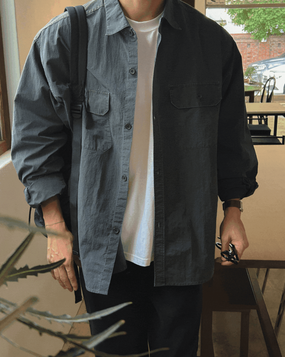 埃坦顏料工作襯衫 埃坦顏料工作襯衫/ 4色