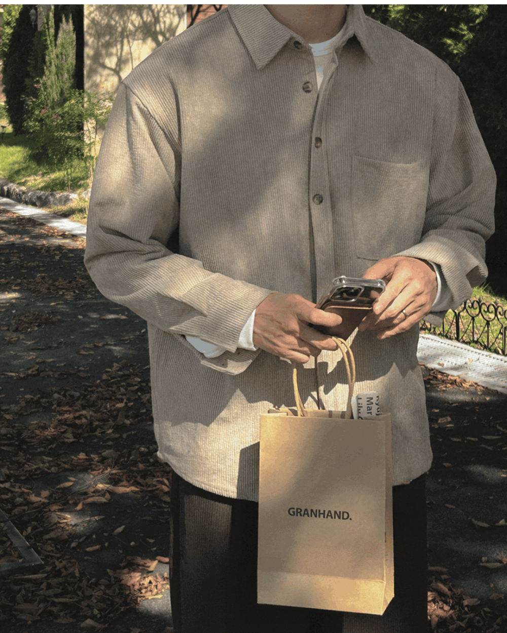 契坦燈芯絨寬鬆襯衫/ 5色