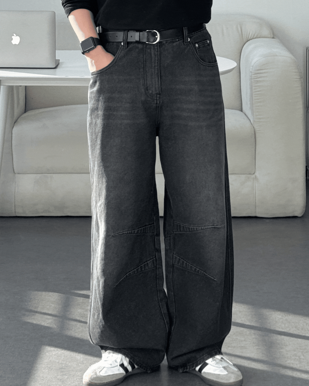 帕洛寬鬆垂墜牛仔褲 帕洛寬鬆垂墜牛仔褲/ 3色