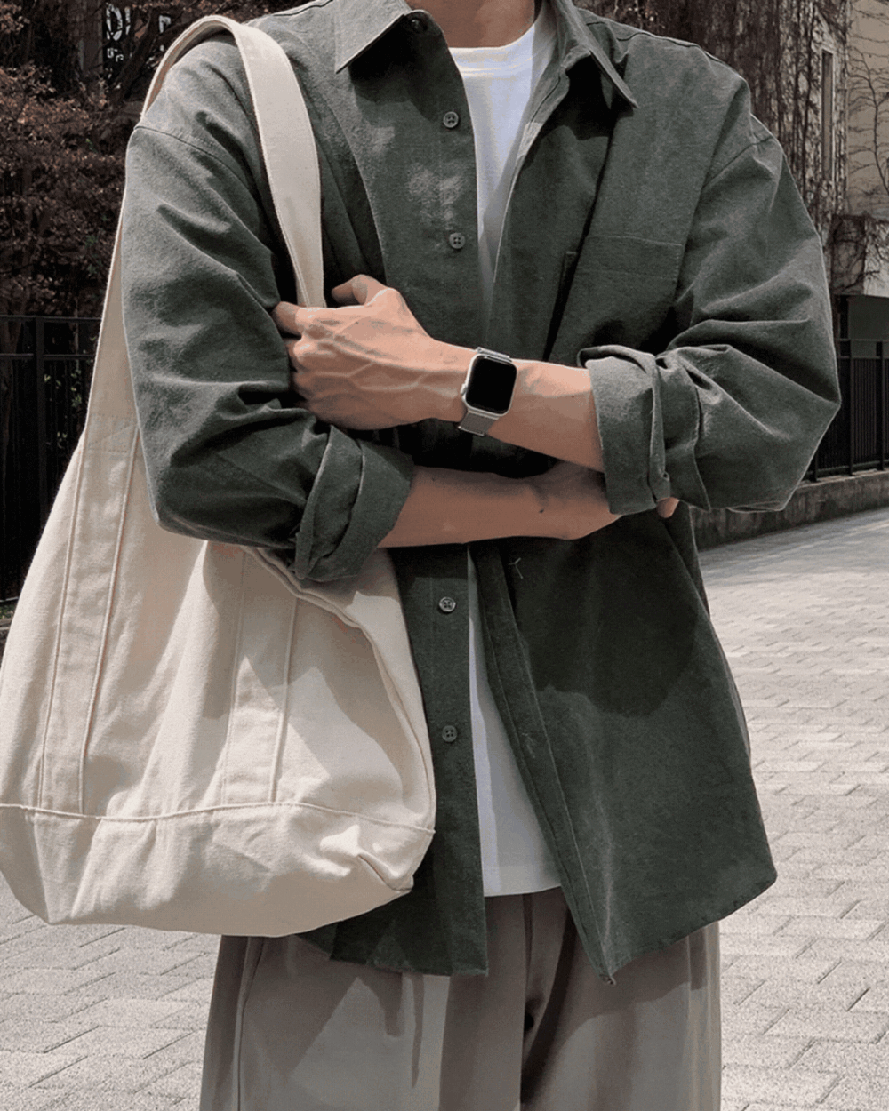 弗森做舊顏料寬鬆襯衫 弗森做舊顏料寬鬆襯衫/ 9色