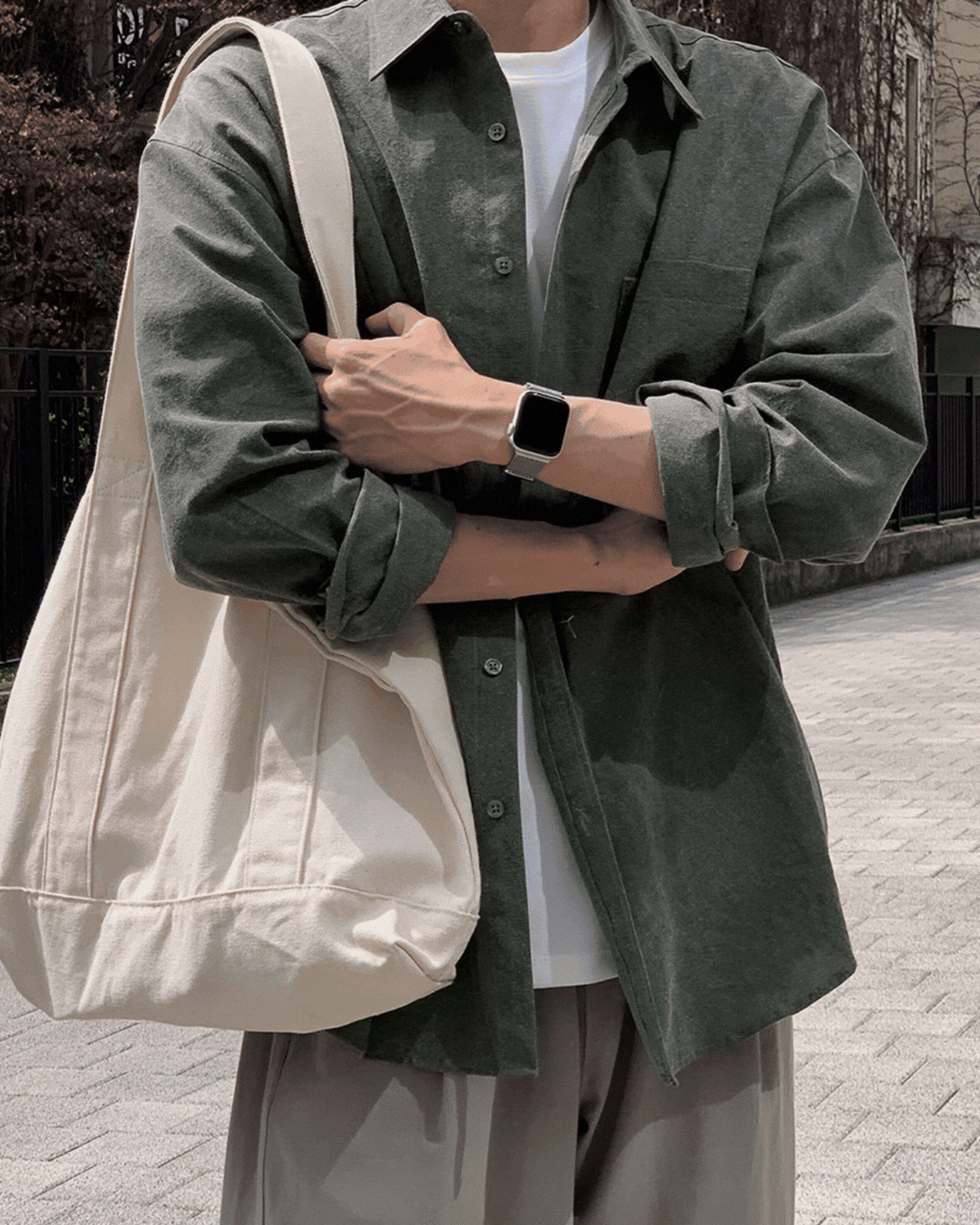 弗森做舊顏料寬鬆襯衫 弗森做舊顏料寬鬆襯衫/ 9色