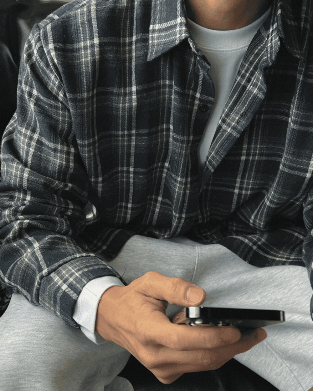 挪特漸層格紋寬鬆襯衫/ 7色