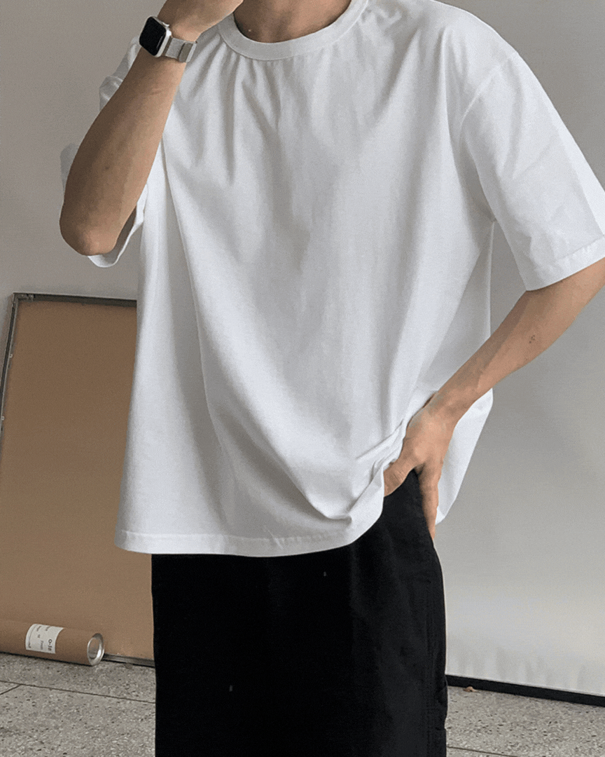 羅伊落肩素色短袖上衣 羅伊落肩素色短袖上衣/ 4色