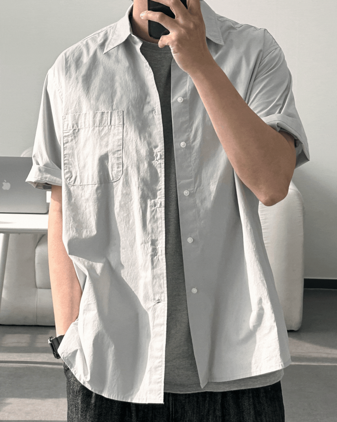 艾里挺版寬鬆襯衫/ 5色