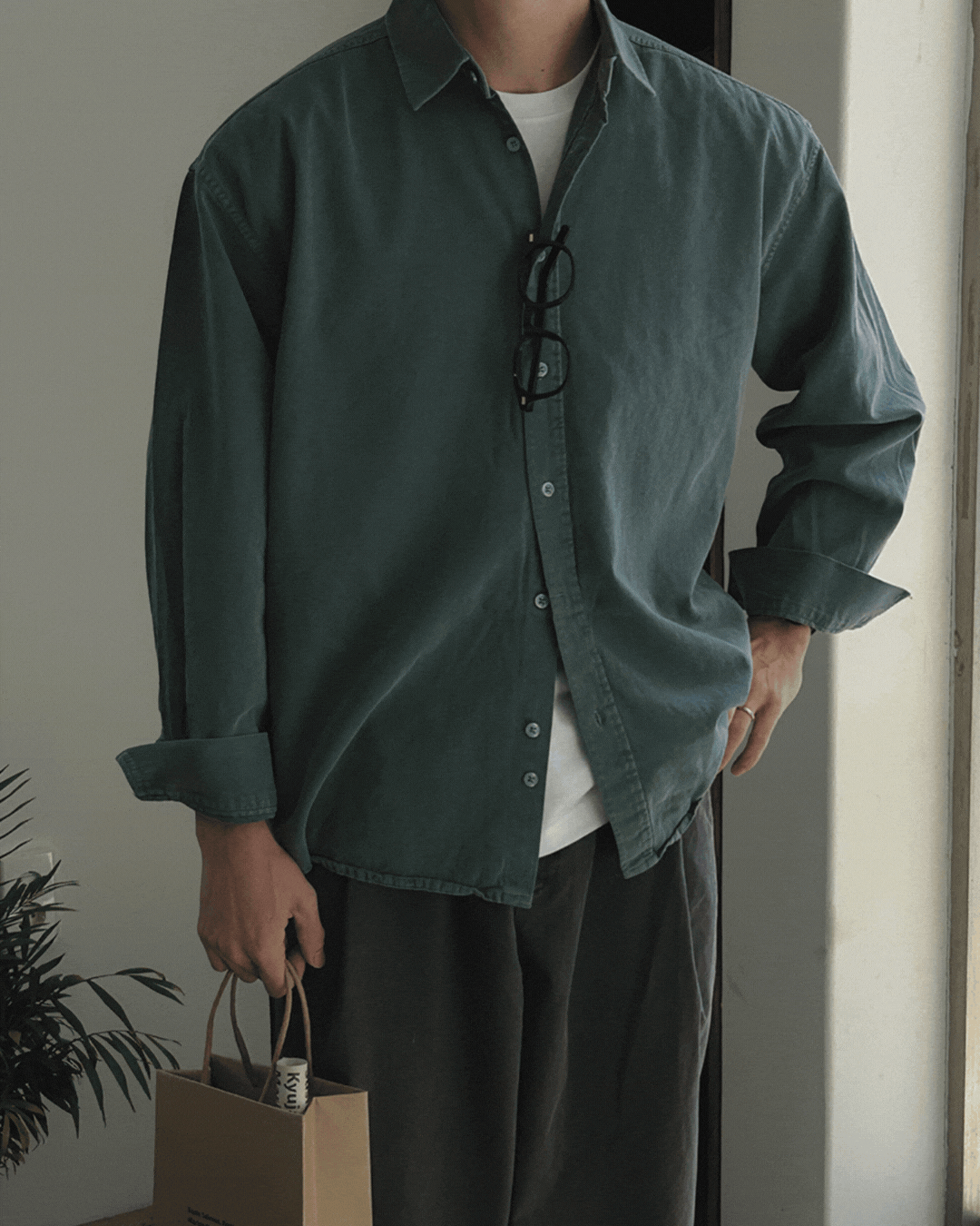 蒙特顏料寬鬆襯衫/ 11色