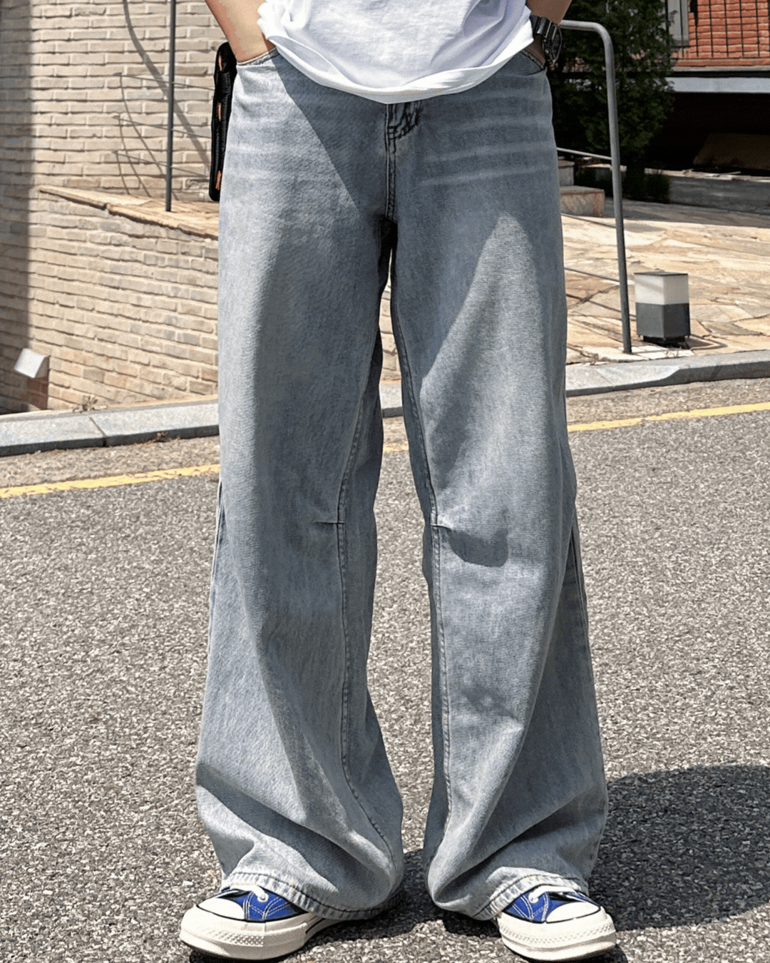 里蒙垂墜寬鬆牛仔褲 里蒙垂墜寬鬆牛仔褲/ 3色