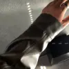 威尼石紋極簡皮革外套/ 2色