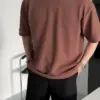 23 (現貨)莫代爾棉紋理寬鬆短袖T恤/ 11色