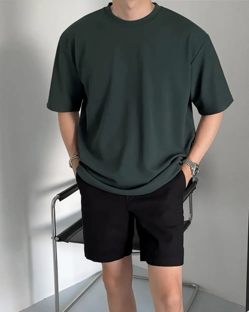 33 (現貨)莫代爾棉紋理寬鬆短袖T恤/ 11色