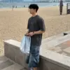 6 (現貨)莫代爾棉紋理寬鬆短袖T恤/ 11色