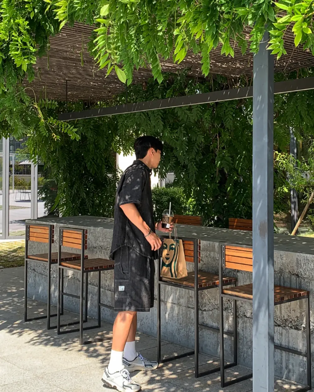 米勒原色丹寧短袖襯衫/ 2色