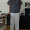 托克亞麻混紡休閒短褲/ 3色