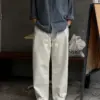 契森極簡休閒寬褲/ 4色