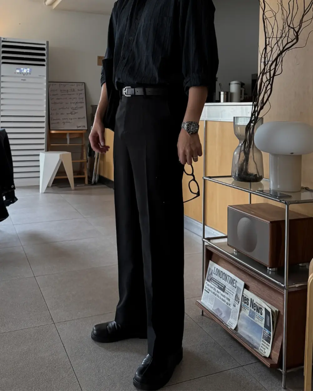 戴恩直筒西裝長褲/ 3色