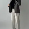 匹奇單摺寬鬆休閒褲/ 4色