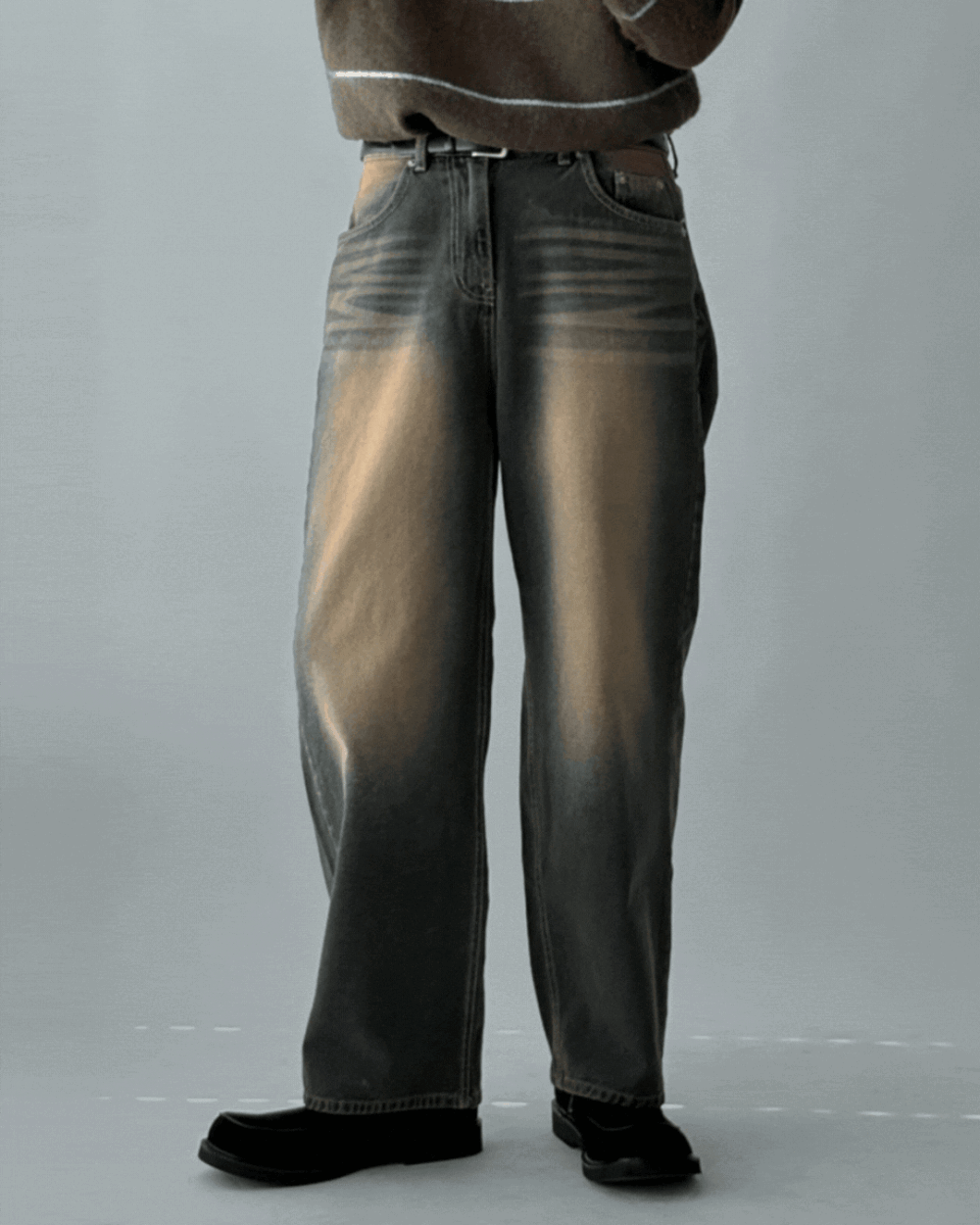 帕特墨水綠寬鬆牛仔褲 帕特墨水綠寬鬆牛仔褲/ 1色