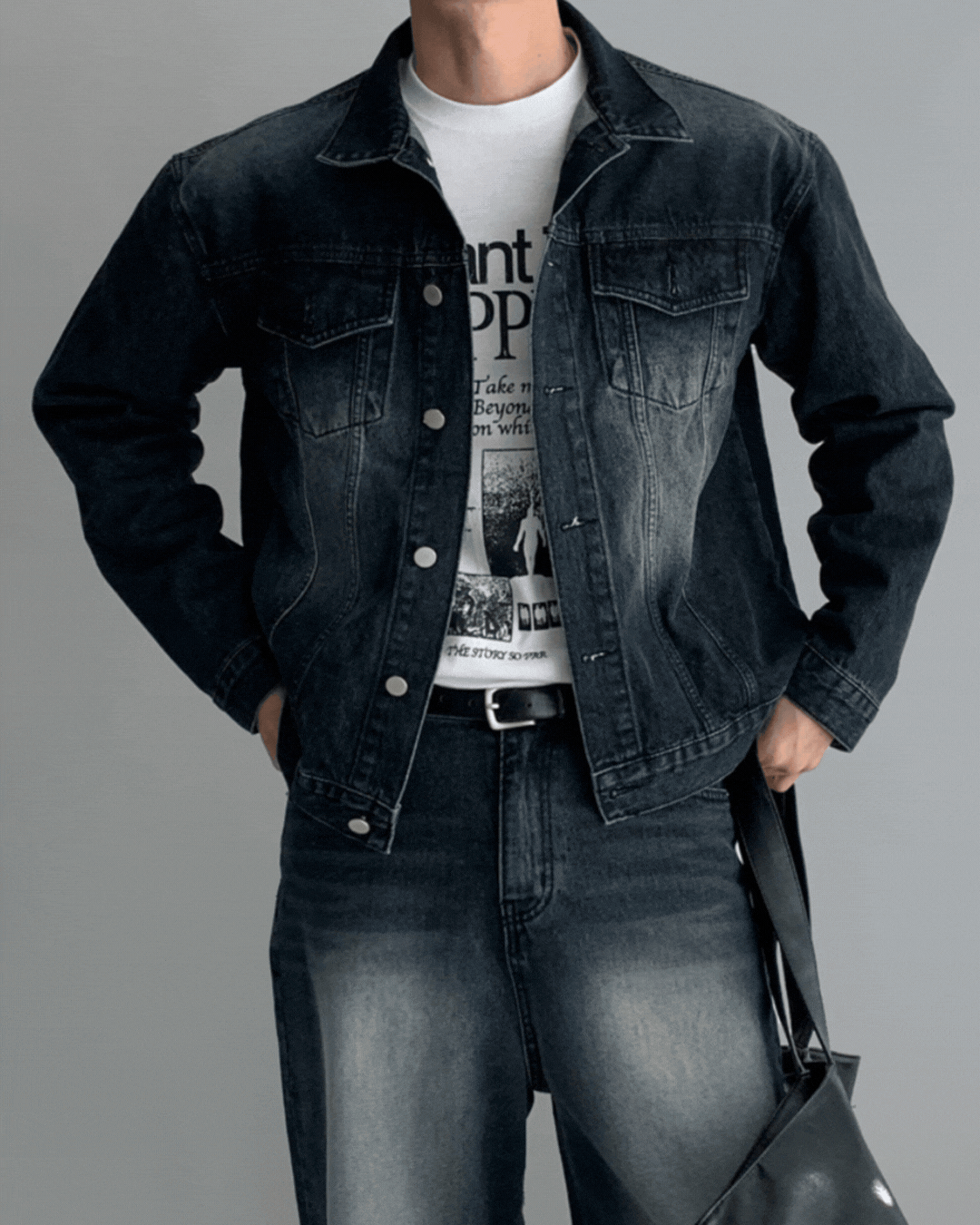 肯洛深藍西部牛仔外套/ 1色