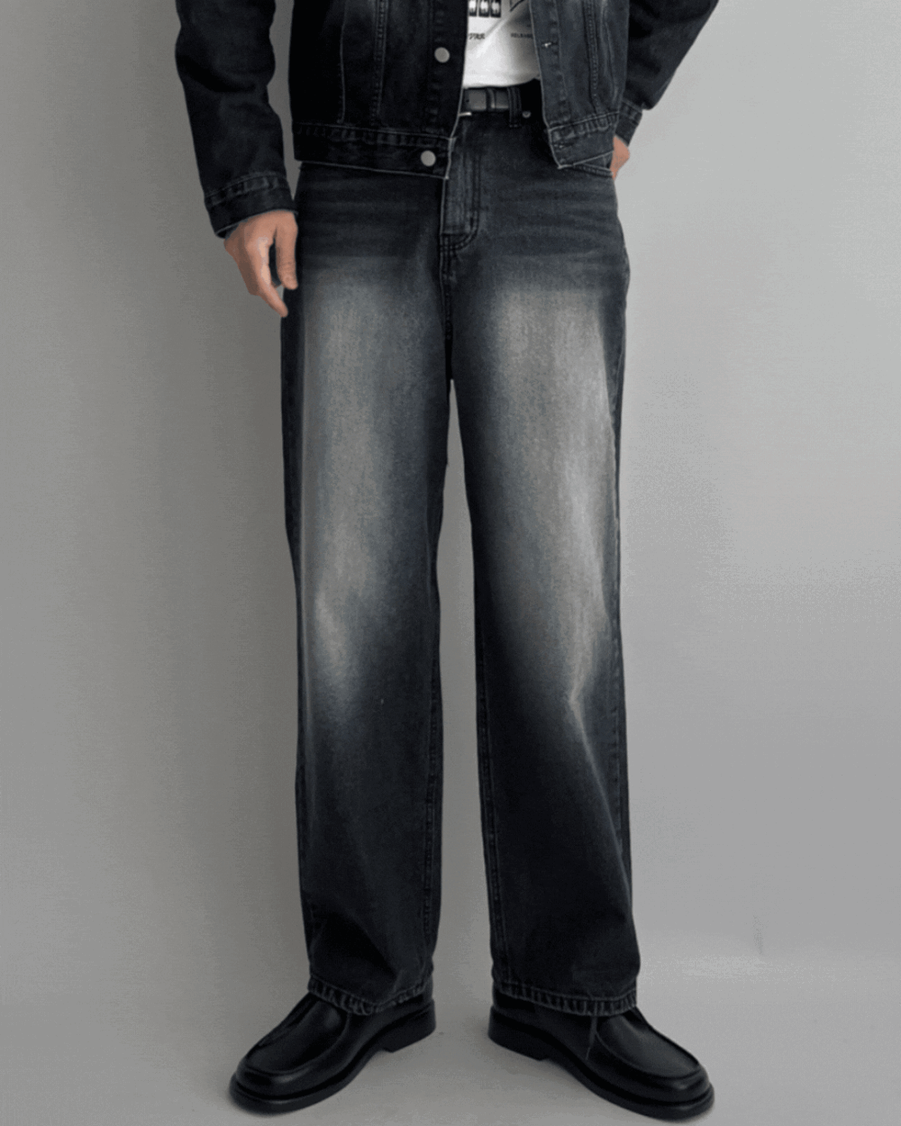 肯洛深藍西部牛仔褲/ 1色