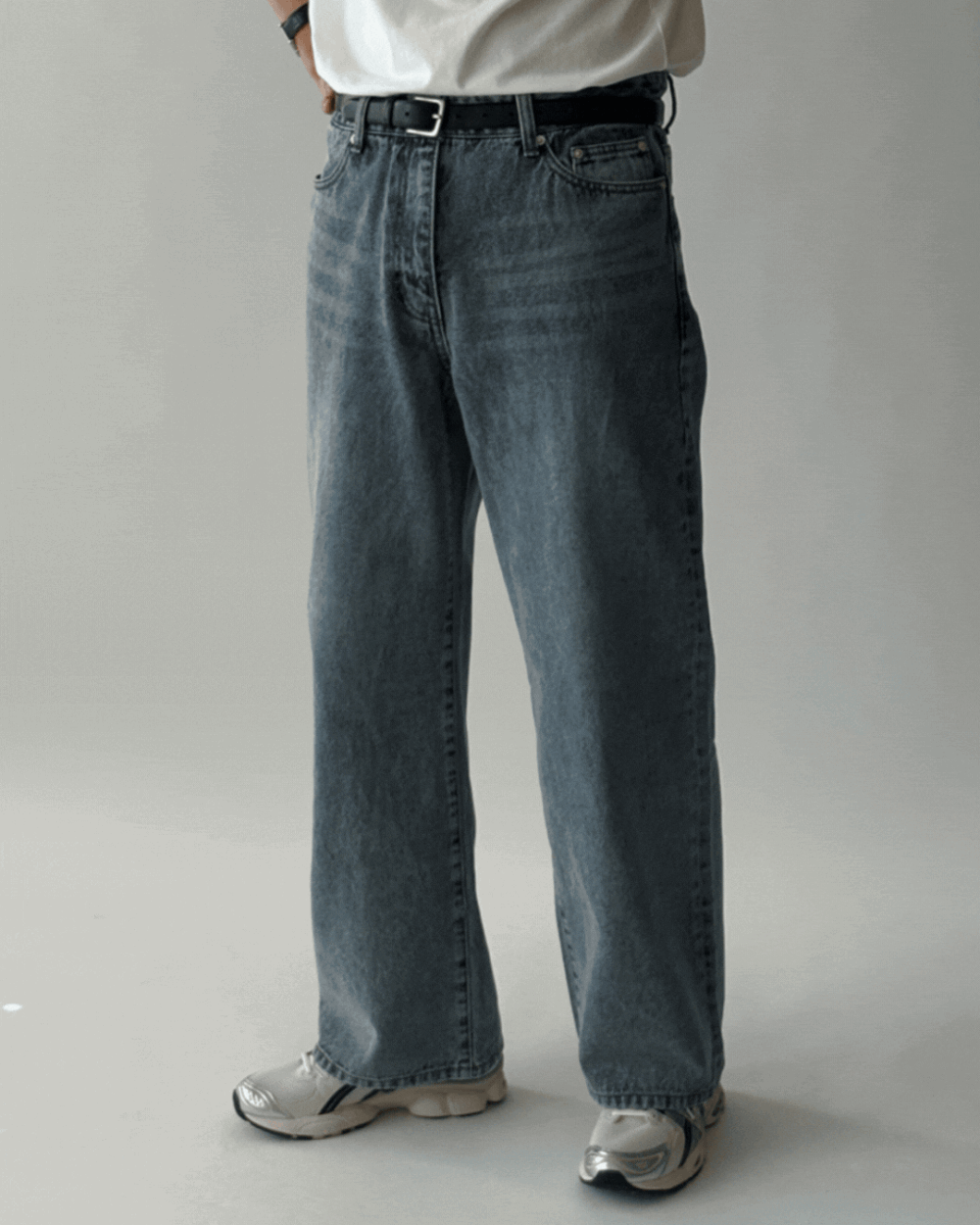 菲普水洗直筒牛仔褲/ 3色