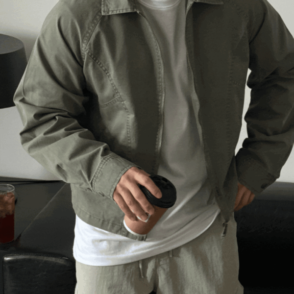 雷維水洗軍風休閒外套/ 2色