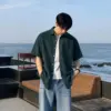 11 凱頓極簡混紡短袖襯衫/ 12色