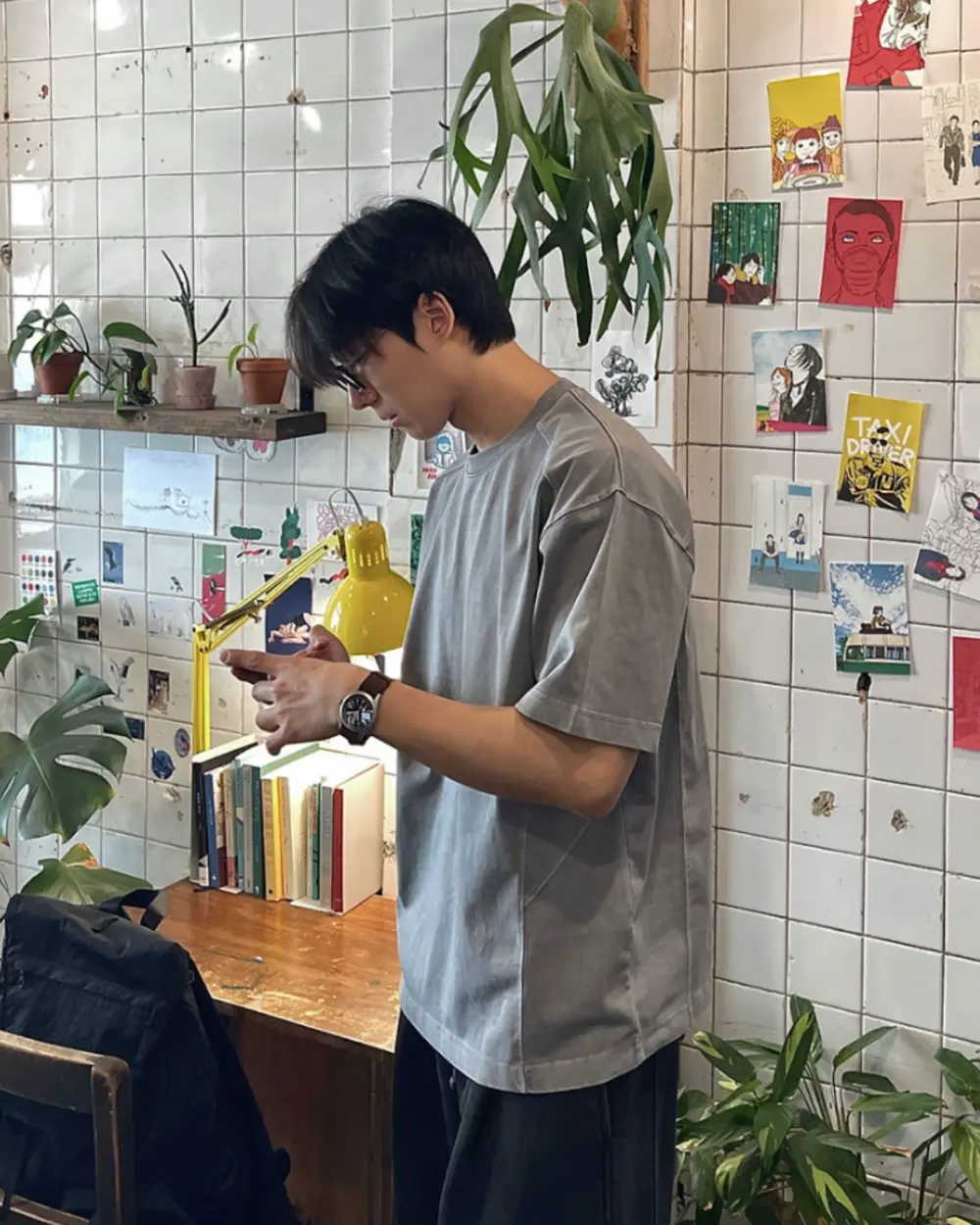 瓦森重磅寬肩短袖T恤/ 5色