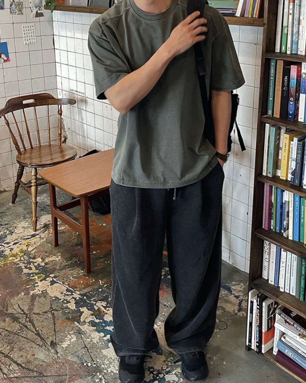 瓦森重磅寬肩短袖T恤/ 5色