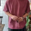 瓦森重磅寬肩短袖T恤/ 5色