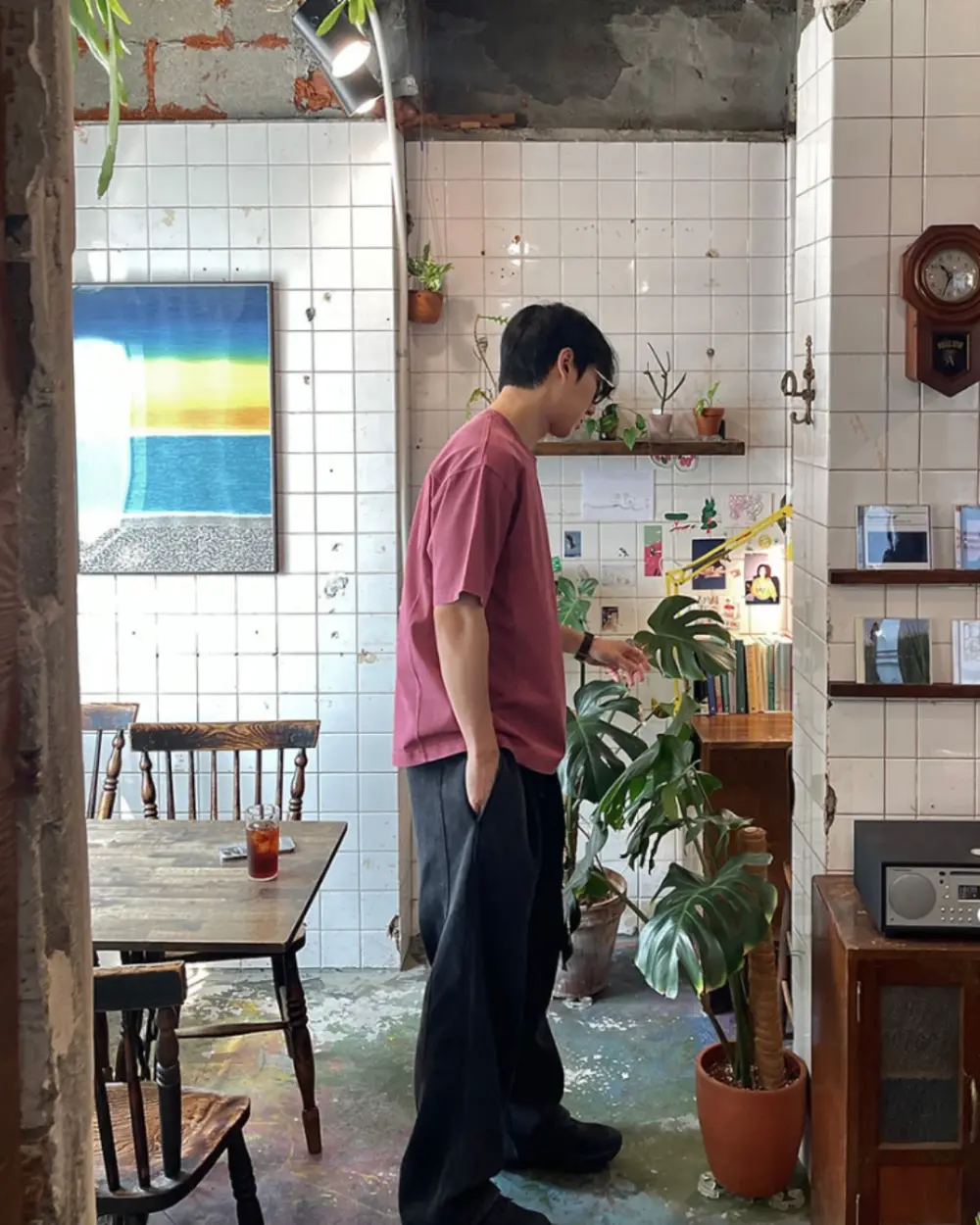 瓦森重磅寬肩短袖T恤/ 5色