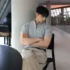 10 莫托半拉鍊立領羅紋上衣/ 5色