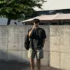 10 塔尹落肩條紋短袖T恤/ 4色