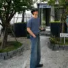 弗羅圓領針織短袖上衣/ 10色