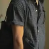 泰德黑曜石格紋短袖襯衫/ 2色