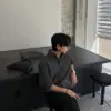希爾泡泡紋理寬鬆襯衫/ 5色
