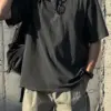13 塔尹落肩條紋短袖T恤/ 4色