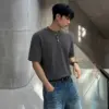 摩洛華夫格亨利領短袖T恤/ 9色