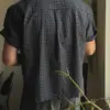 泰德黑曜石格紋短袖襯衫/ 2色