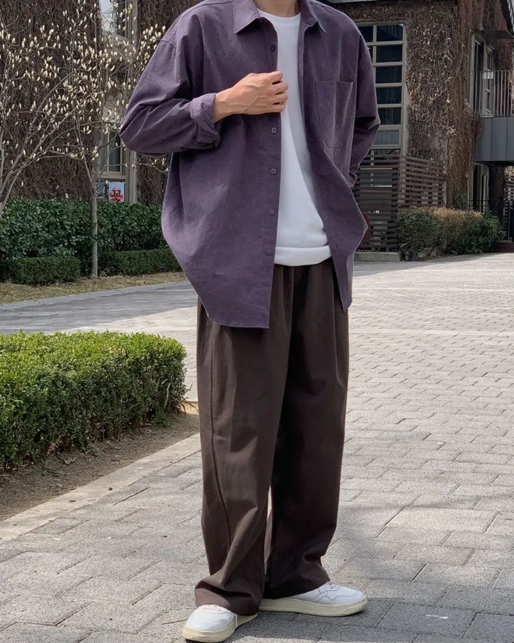 威森莫蘭迪色系顏料襯衫/ 9色