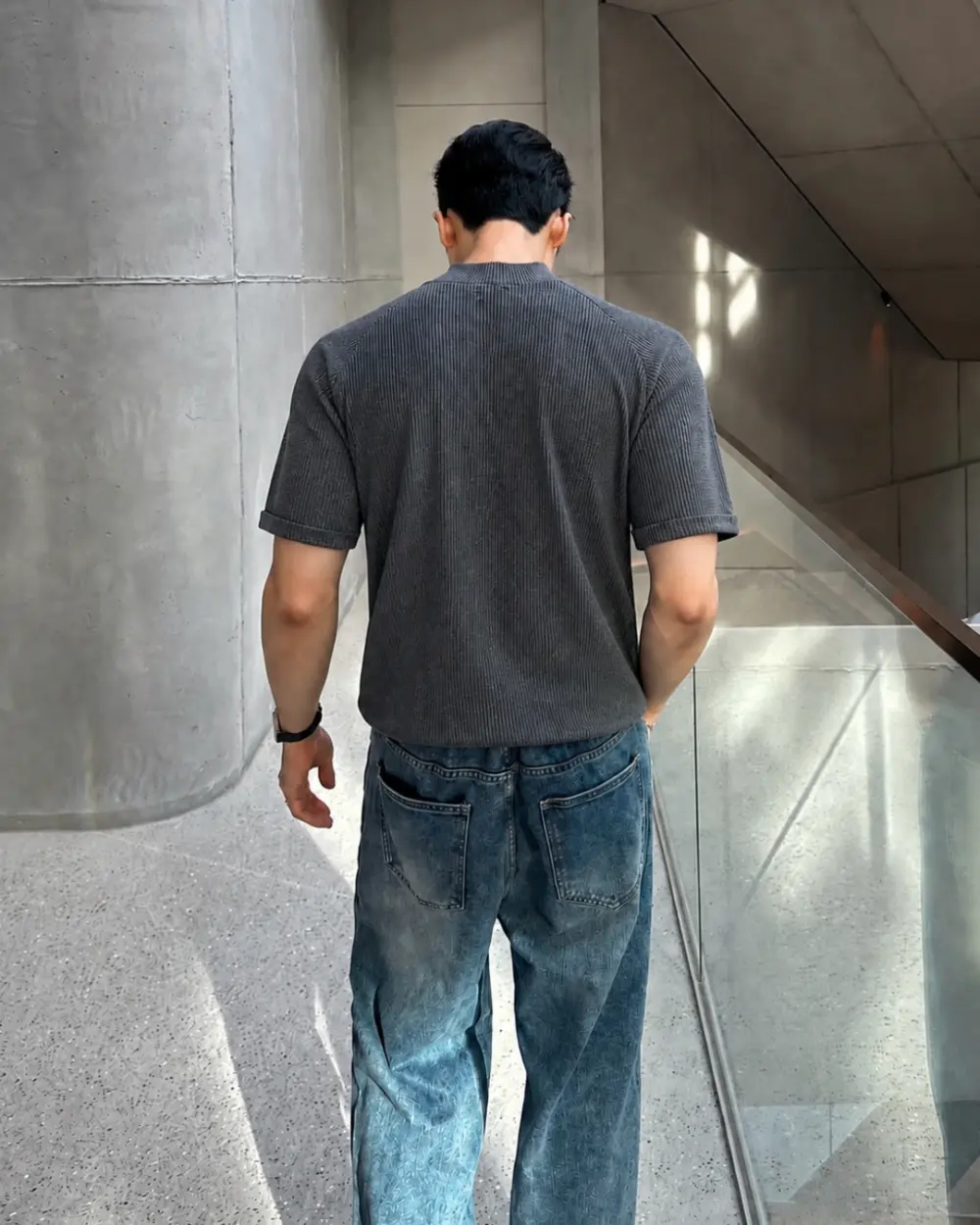 摩洛華夫格亨利領短袖T恤/ 9色