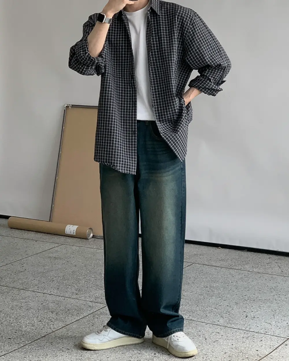 14 羅曼漸層復古調牛仔褲/ 2色