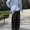 切爾單摺寬鬆休閒褲/ 6色