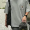 費恩口袋皮章短袖T恤/ 3色